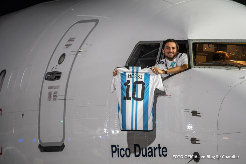 Arajet llegó el primer vuelo desde Santo Domingo Sir Chandler